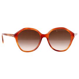 Céline Occhiali da sole rotondi Celine in acetato arancione Arancione