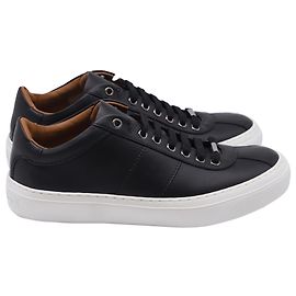 Baskets Portman Jimmy Choo en cuir noir Noir