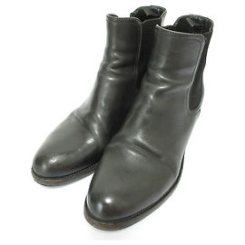 Bottines Chelsea en cuir Prada Noir