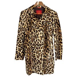 Vivienne Westwood Red Label Leopard Coat Beige