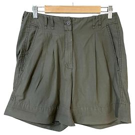Stella Mc Cartney Stella McCartney Pleated Shorts Green Khaki