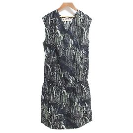 Abito senza maniche a V in Python Marni Nero