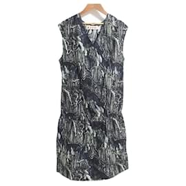 Robe sans manches en V Python Marni Noir