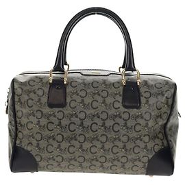 Céline Borsa Boston Celine C Sulky in tela Blu navy