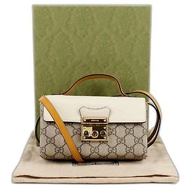 Gucci Mini Tote e Borsa a Spalla Paddlelock Marrone