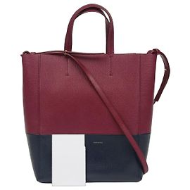 Céline Bolsa tote vertical pequena com alça Rosa