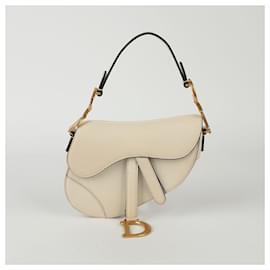 Dior-Mini Saddle Shoulder Bag-White