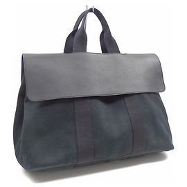Hermès Valparaiso MM Handtasche Schwarz