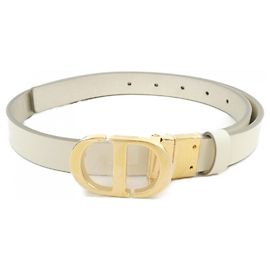 Christian Dior Standard White Belt 23-MA-0243 White