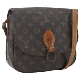 LOUIS VUITTON Bolsa de Ombro Monogram Saint Cloud GM M51242 LV Auth 157352 Monograma