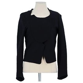 Zadig & Voltaire Chaqueta de seda negra Negro