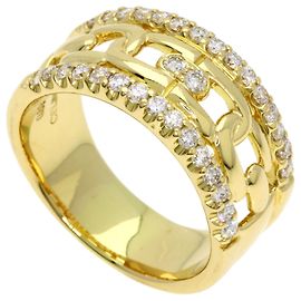 Céline Celine Diamond Ring in 18K Yellow Gold Other
