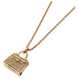Collana Amuleto Kelly con Diamanti Hermès Altro