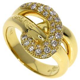 Céline Celine Diamantring aus 18K Gelbgold Andere