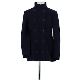 Jil Sander Giacca in lana navy Blu navy