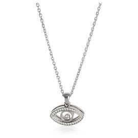 Chopard White Gold Diamond Happy Diamond Evil Eye Pendant Other