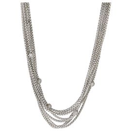 Collar de bola de diamante multiestrands de plata esterlina de David Yurman Otro