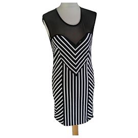 Autre Marque Vestido Manigance sem mangas de tule e listrado Outro