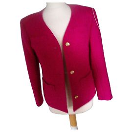 Autre Marque X.Y. Weil Wool Jacket Fuchsia Fuschia