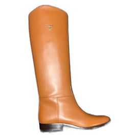 Céline Leather Boots Caramel Size 40 Caramel