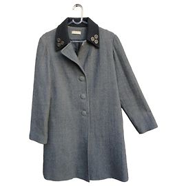 Armand Ventilo Grey Wool Coat Size 38 Grey