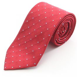 Cravatta in seta da uomo Louis Vuitton in rosso Rosso