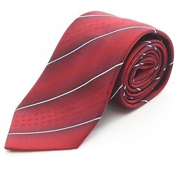 Corbata de seda roja Louis Vuitton Roja