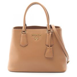 Sac à main Prada VIT DAINO Marron