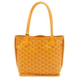 Goyard Amarillo Mini Goyardine Reversible Anjou Amarillo