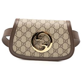Borsa a tracolla Gucci Beige GG Supreme Blondie Beige