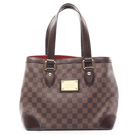 Sac à main Hampstead PM Louis Vuitton Marron Damier ebène