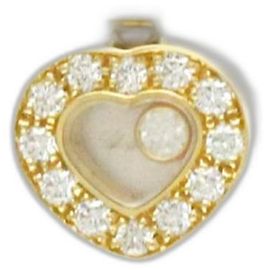 Collier Pendentif Happy Diamond de Chopard Doré