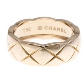 Chanel-Chanel Coco Crush Medium Size Band Ring in Pink Gold-Golden