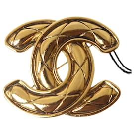 Chanel Coco Mark Goldbrosche Golden