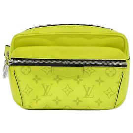 Borsa a Spalla Taiga Llama Louis Vuitton Giallo