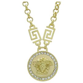 Collier Chaîne Greca La Medusa de Versace Doré Métallisé