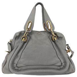 Chloé Bolsa de mão Chloe Paraty em couro médio Marrom