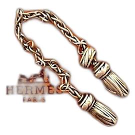 Hermès Hermes Silver Scarf Ring Silvery