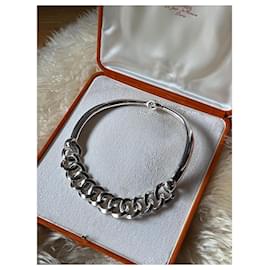 Hermès Chaîne d’Ancre Loop / Ring Necklace Silber 925 Halskette Silber