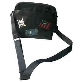 COACH Men's Grain Leather Messenger Bag in Like New Condition Black