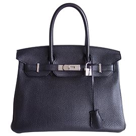 Hermès Bolsa Hermes Birkin 30 Togo Preta Preto