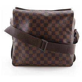 Louis Vuitton Naviglio Handbag Damier Brown