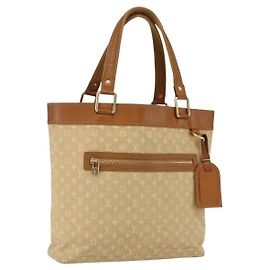 LOUIS VUITTON Borsa Tote Mini Lucille GM Monogram Beige M92683 LV Auth ep12640 Beige