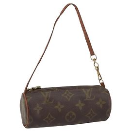 LOUIS VUITTON Monogram Papillon Pouch LV Auth 159244 Monogram