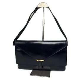 Borsa a spalla in pelle Loewe vintage blu navy Blu navy