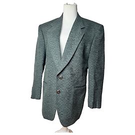 Vintage Givenchy wool Men’s Blazer M Green Grey Green