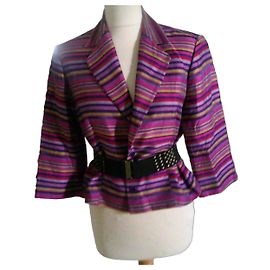 Veste courte Alain Manoukian en viscose taille 40 Multicolore