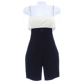 Mono Todo en Uno Chanel Negro Blanco