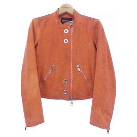 Lammlederjacke Emporio Armani Orange