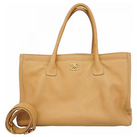 Chanel Executive Ledertasche Hellbraun